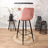 thumbnail of DS4U - Gaby barkruk velvet 65 cm 2.0 - roze