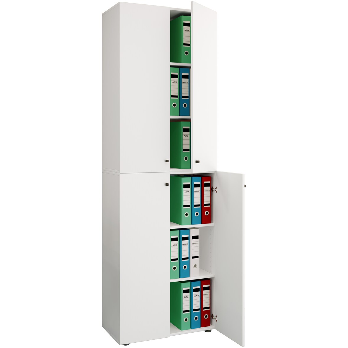 VCM Büroschrank Ulas Weiß