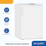 thumbnail of Exquisit Gefrierschrank GS80-HE-040E weiss | 91 l Nutzinhalt | Weiß