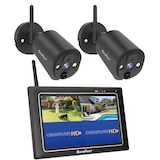 thumbnail of SecuFirst CWL401S2 Met 7 inch monitor en 2x Draadloze Beveiligingscamera - Zwart