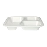 thumbnail of Starpak 100 Siegelschalen, XPS 3-geteilt 925 ml 4,2 cm x 21,2 cm x 25 cm weiss laminiert