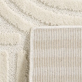 thumbnail of Carpetsale24 Teppich Rund 200 cm Creme, Hochflor Wohnzimmer Teppich, Weich & Flauschig, Skandinavisch Boho Stil, Langflor Shaggy, Pflegeleicht