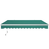 thumbnail of Outsunny Tenda da Sole a Manovella Copertura Impermeabile 4x2.5m Verde