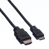 thumbnail of VALUE HDMI High Speed Kabel mit Ethernet, HDMI ST - Mini HDMI ST, 2 m