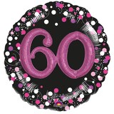 thumbnail of 60. Geburtstag pink Multi Folienballon