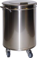 thumbnail of cookmax Abfalleimer 50 l ø 380 mm mit Deckel 380 x 380 x 605 mm