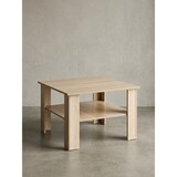 thumbnail of Couchtisch WL5.833 Sonoma Eiche 60x42x60 cm Design Holztisch mit Ablage, Wohnzimmertisch Coffee Table, Sofatisch Loungetisch Holz, Kaffeetisch