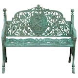thumbnail of Biscottini Gartenbank Balkon - Außenbank 105x62x90 cm - Gartensofa für den Außenbereich - Bank aus Gusseisen - Gartensofa