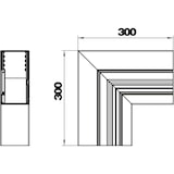 thumbnail of OBO Bettermann Flachwinkel GA-AFS90170RW 6279520