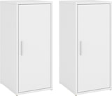 thumbnail of Helloshop26 - Schoenkasten schoenenopbergmeubels voor entree hal woonkamer set van 2 32 x 35 x 70 cm wit spaanplaat 02_0022125