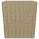 thumbnail of Mesa y sillas de jardín 3 pzas ratán PE y vidrio templado beige