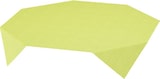 thumbnail of 100x DUNI Dunisilk®-Mitteldecke 84 x 84 cm Linnea Kiwi (1 x 100 Stück)