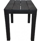 thumbnail of Gartentisch Bank Hocker 60x40 cm Kunststoff Anthrazit Robust Terrasse Balkon
