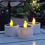thumbnail of LED Solar Teelichter Garten Outdoor Solar Kerze Solarleuchte 3er Set