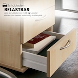 thumbnail of bümö basic Rollcontainer mit Schubladen, Container aus Holz in weiß - Rollwagen für's Büro als Schreibtisch Unterschrank, Bürocontainer od.