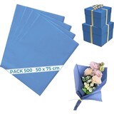 thumbnail of Seidenpapier Himmelblau 50x75 cm – 500-Blatt-Packung für Geschenke, Blumen, Feste, Mitgebsel und kreative Dekoration