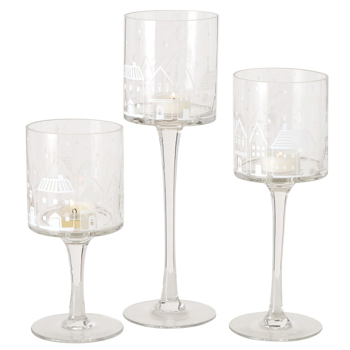 B. 3 tlg Set Windlicht Nordy  - 2024999