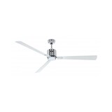 thumbnail of Deckenventilator mit WLAN CasaFan ECO NEO III 152 cm 948333 W Motor aus gebürstetem Chrom / Wendeflügel Weiß und Hellgrau