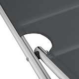 thumbnail of tectake Bain de soleil Lorella rembourré, pliable - gris -405105