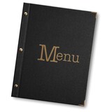 thumbnail of Protège-Menu / Carte des vins « Linéa » Sans marquage 18,5 x 23,5 cm Bordeaux