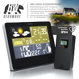 thumbnail of BEARWARE Funkwetterstation mit LCD Farbdisplay inkl. Außensensor & Wettervorhersage-Piktogramm