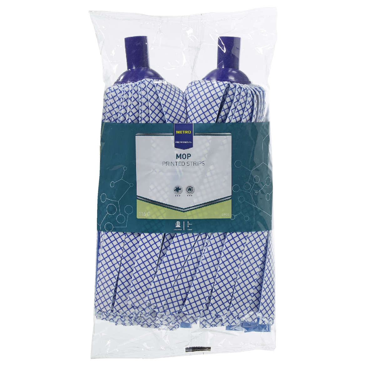 METRO Professional Ersatzmopp antibakteriell 2er-Set