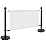 thumbnail of MobeventPro Pancarta blanca para separadores de postes - L100 x h69 cm