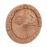thumbnail of Biscottini Decorazioni da giardino in Terracotta 53x6x53 cm - Meridiana in Terracotta per esterno - Orologio solare da parete - Decorazione da muro