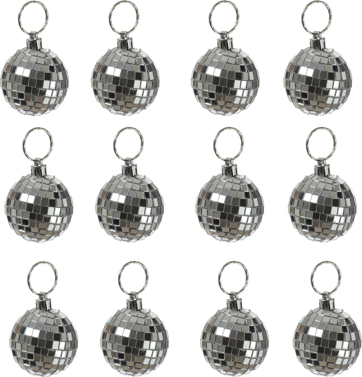 Weihnachtsbaumschmuck Discokugel Spiegelkugel Baumkugel 5cm 12er Set