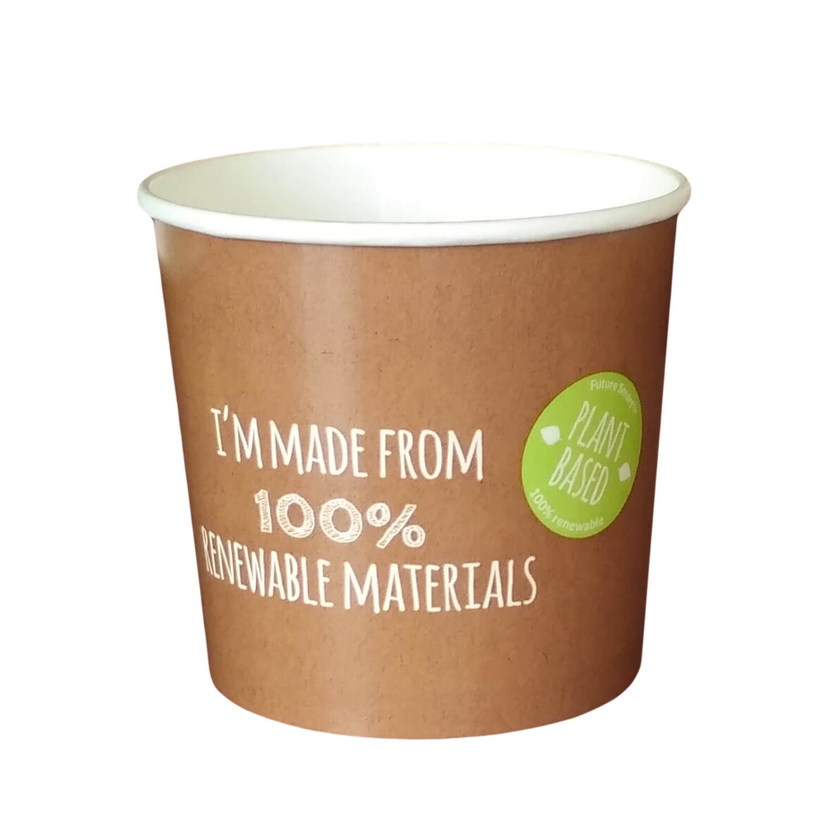 250x Food to go Becher, 777ml, "Future Smart"