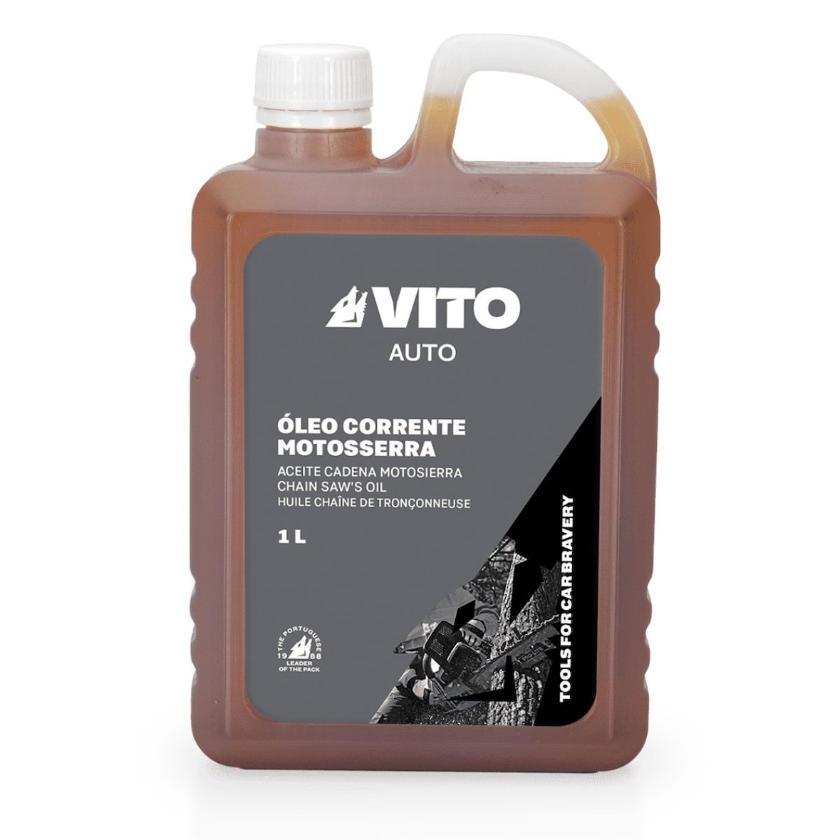 4-takt motorolie - 1 liter fles motorolie voor kettingzaag, grasmaaier, frees, generator VITO