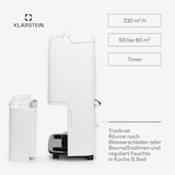thumbnail of DryFy Connect 30 Luftentfeuchter WiFi Kompression 30l/d 25-30m² Weiß