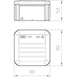 thumbnail of 5 Stk. OBO Bettermann Kabelabzweigkasten T 40 OE 2007223