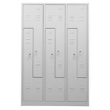 thumbnail of PROREGAL Garderobenspind Camel | 6-Fächer-Z-Design| HxBxT 180x120x50 cm | Zylinderschloss | Grau