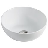 thumbnail of Alpenberger Rundes Waschbecken | Kleines Aufsatzwaschbecken für Badezimmer & Gäste-WC | Handwaschbecken Keramik mit Nano | Designkonzept für Bäder