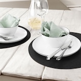 thumbnail of Seltmann Weiden Lido Black Line Tafelservice 12tlg.