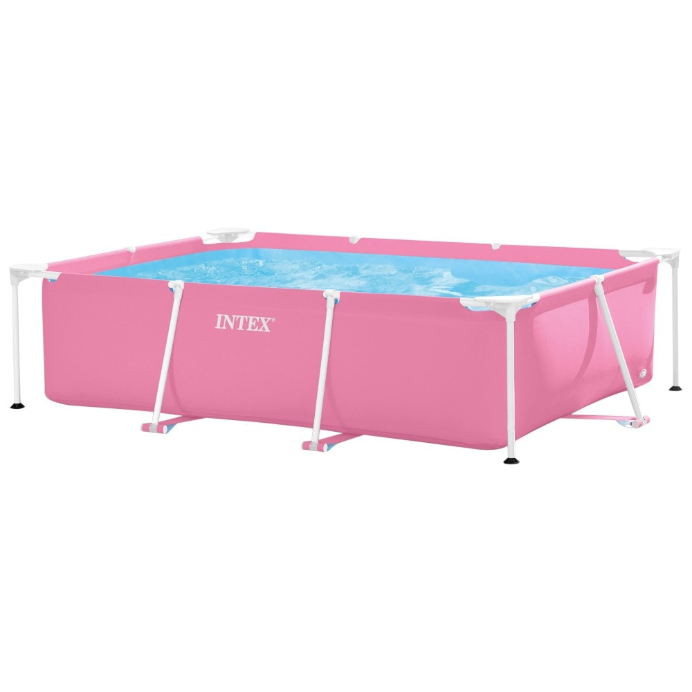 Piscina desmontable rectangular rosa 1.662 L Small Frame INTEX