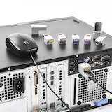 thumbnail of [SmartKeeper ESSENTIAL] 1 x USB Kabel Schlösser ohne BASIC Typ Schlüssel / Schwarz