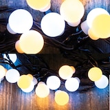 thumbnail of LED Deko Lichterkette Berry Mini Kugeln 50LED warmweiß kaltweiß L: 7,35m Timer