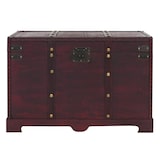 thumbnail of Houten kist Houten kist Schatkist Valce antiek look 49x77x47cm ~ hoekig