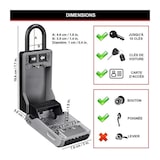 thumbnail of Master Lock - Boîte A Clé Extérieure Avec Anse - Nouveau Design - Large Capacité - Haute Sécurité - 19.6 X 7.6 X 5.6 Cm