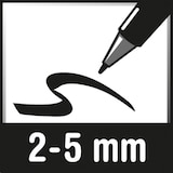 thumbnail of Soennecken Textmarker 3397 2-5mm Keilspitze blau