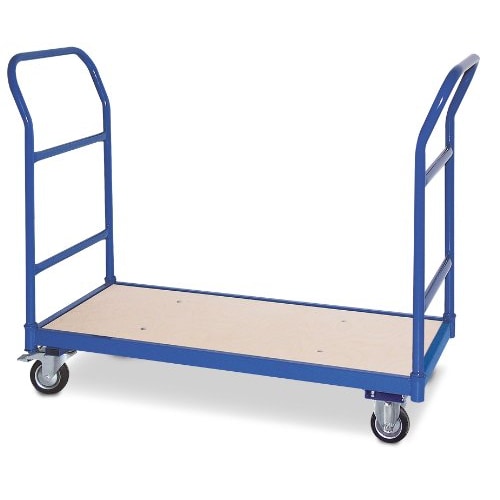 Schiebebügelwagen mit 2 Schiebebügeln, LxBxH 1140x500x890 mm, Tragkraft 250 kg, Gewicht 20 kg