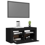 thumbnail of vidaXL TV-Schrank mit LED-Beleuchtung Schwarz 90x35x40 cm