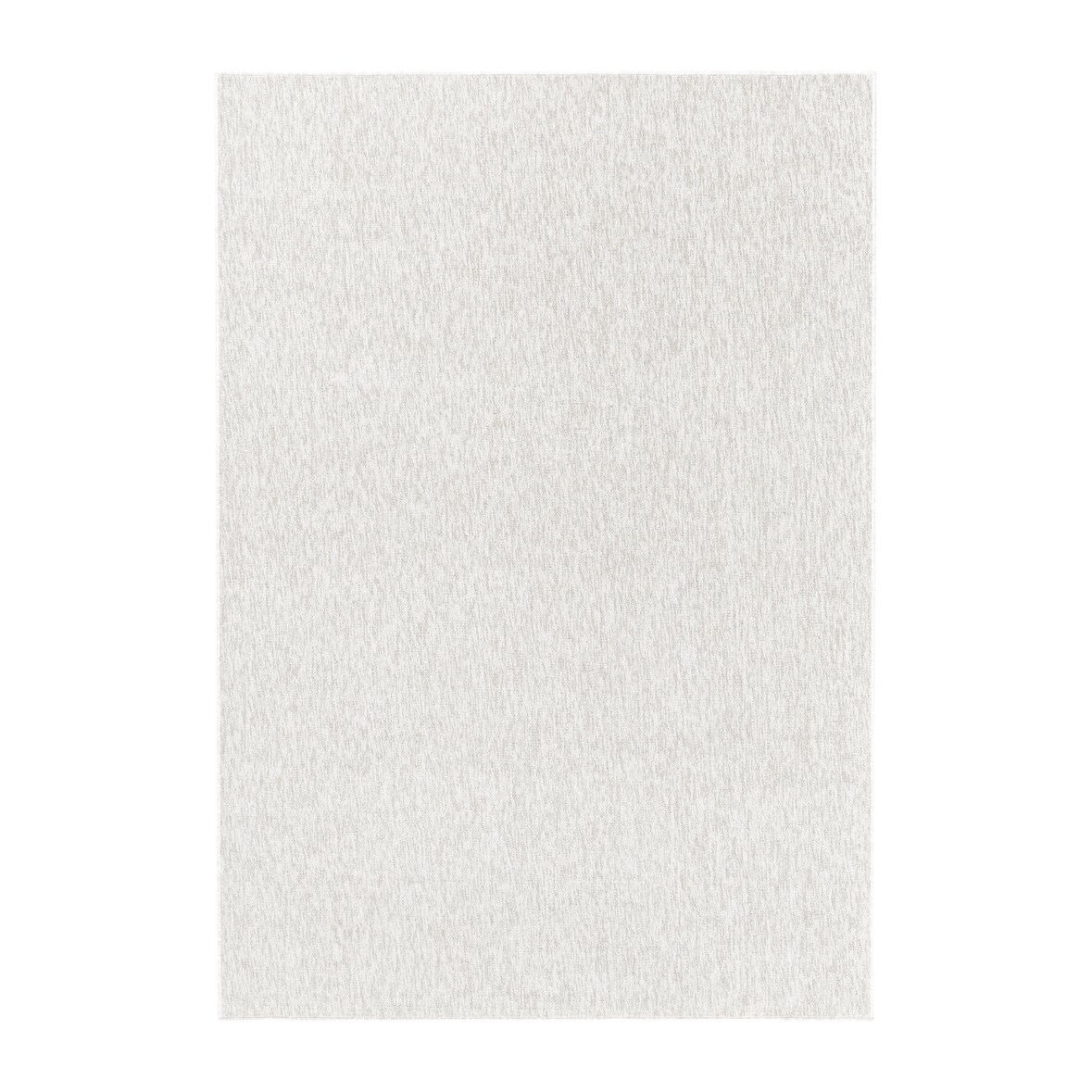 Carpetsale24 Teppich 80x150 cm Creme, Einfarbiger Kurzflor Schlingenteppich für Flur, Küche oder Wohnzimmer, Modern, pflegeleicht