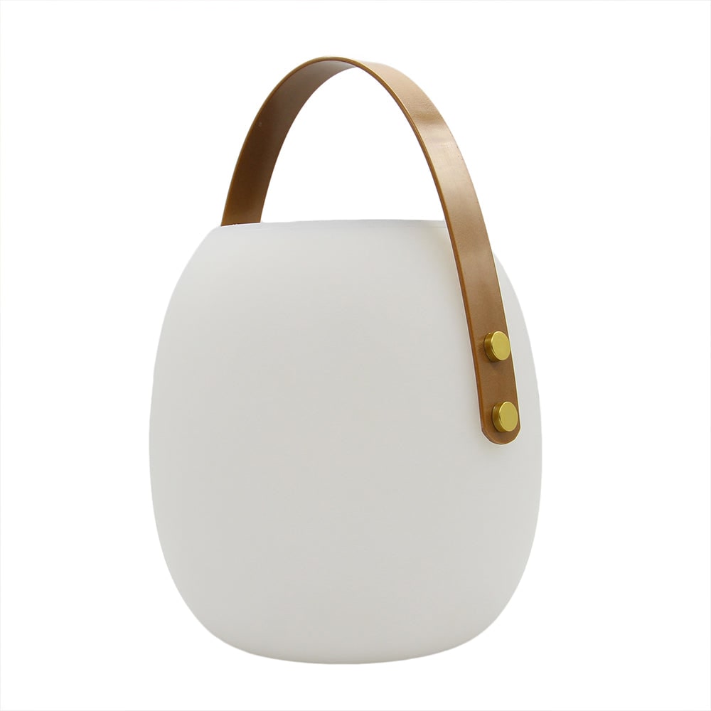 Lumisky Luz de trabalho solar alimentada por bateria JIMMY H34CM Polietileno Branco