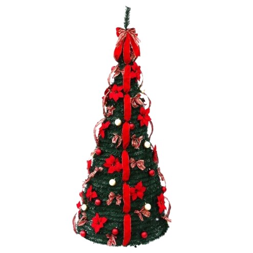 Árbol Navidad con 4 cintas 81x210 cm