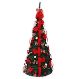 thumbnail of Árbol Navidad con 4 cintas 81x210 cm