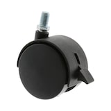 thumbnail of Kunststoffrolle Lenkrolle Möbelrolle Möbeltransportrolle Ø50mm M10 4er Pack