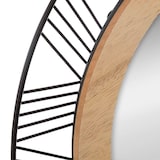 thumbnail of WellHome - Ronde wandspiegel, hout en metaal, diameter 45 cm